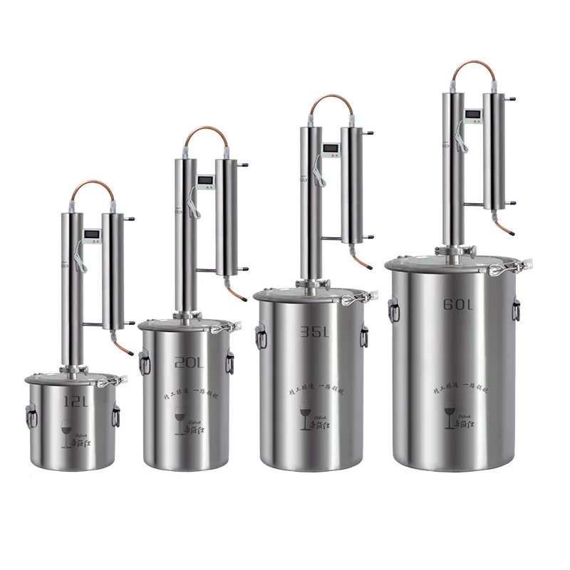 YANTAI-14 เครื่องกลั่นหม้อทองแดงอเนกประสงค์