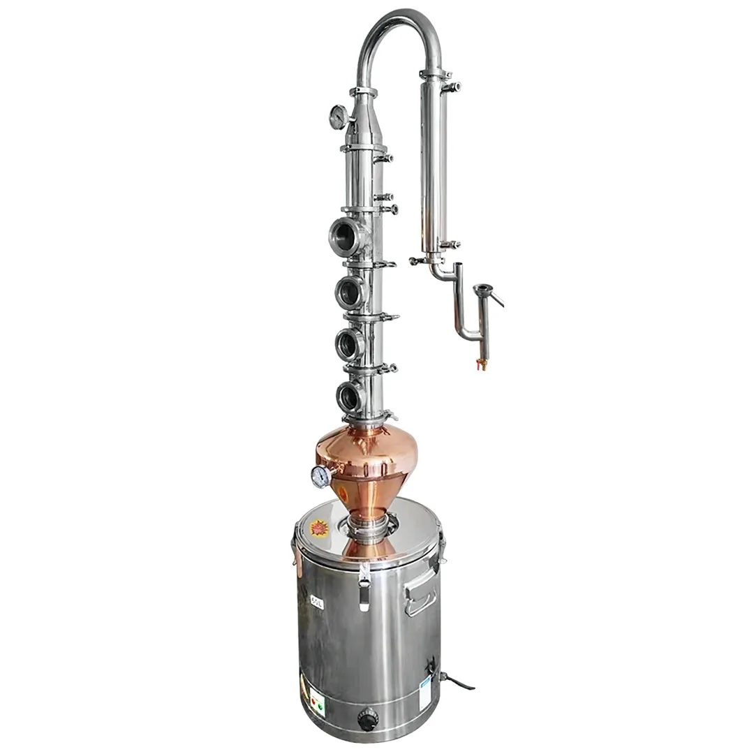 Yantai-01 PRO 60L หม้อกลั่นไฟฟ้า กลั่นเหล้า ไวน์ น้ำมันหอมระเหย