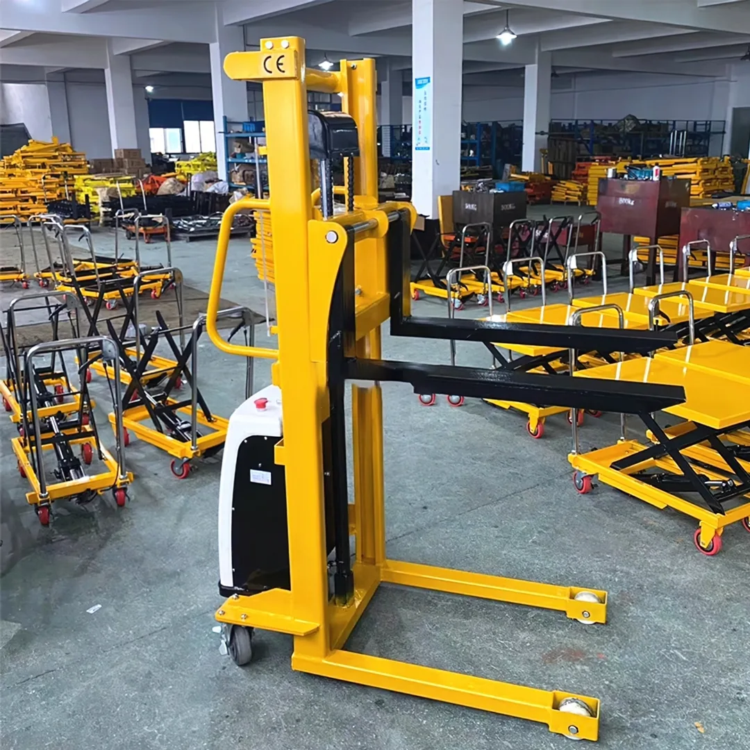 17316 รถยกไฟฟ้า Forklift mini 400kg. stacker ไฟฟ้า