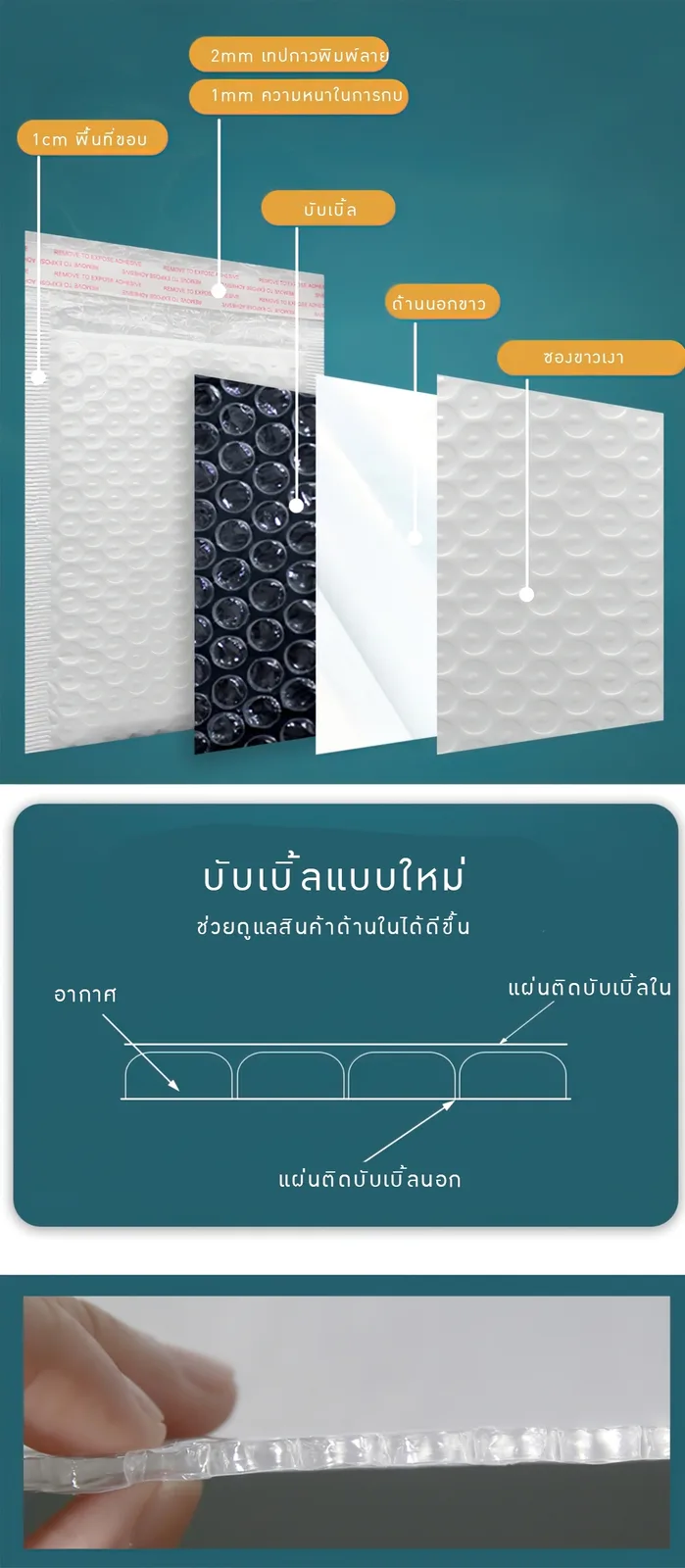 ซองกันกระแทก ซองพลาสติกกันกระแทก ซองบับเบิ้ล Bubble bag