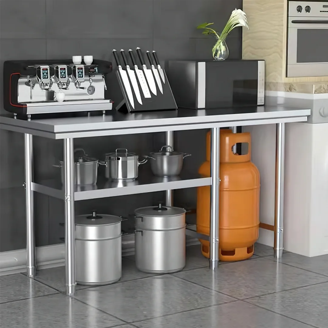 โต๊ะสแตนเลส stainless steel table 201 TB01 TB02 TB03