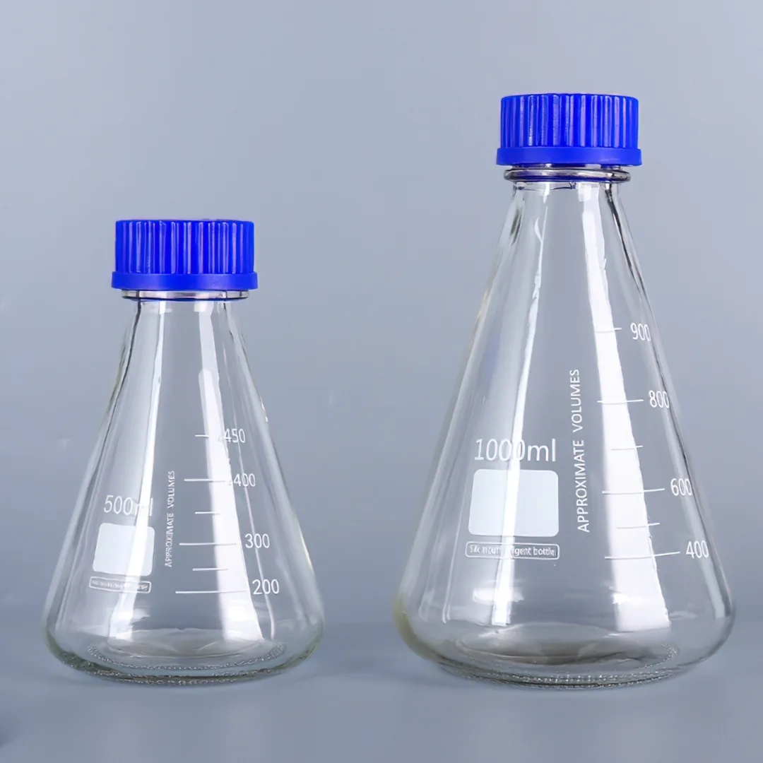 ขวดแก้วทรงกรวย Erlenmeyer flask /conical flask