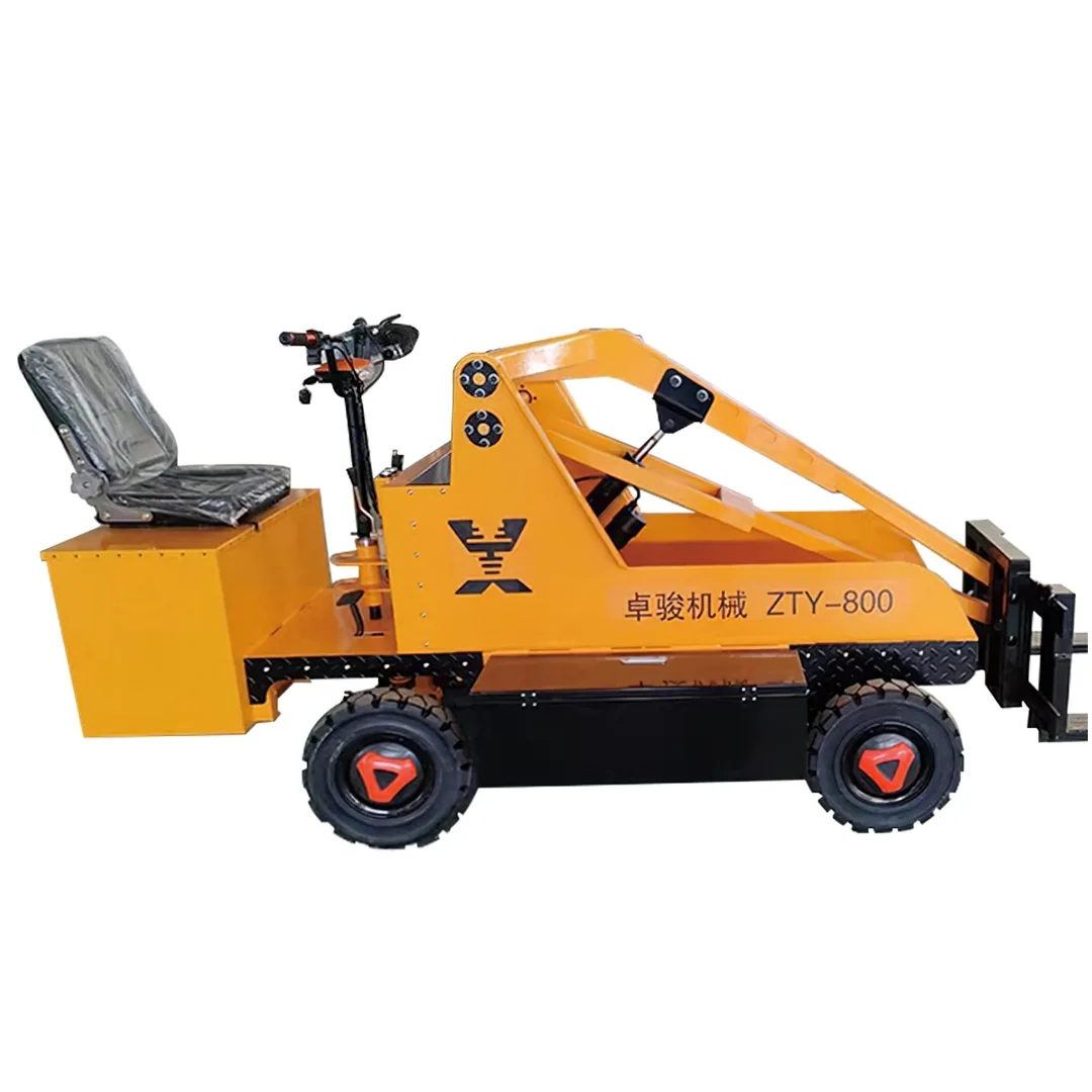15836 รถโฟล์คลิฟท์ไฟฟ้า 4 ล้อขนาดเล็ก stacker เปลี่ยนงาได้หลายรูปแบบ รุ่น ZTY-800P