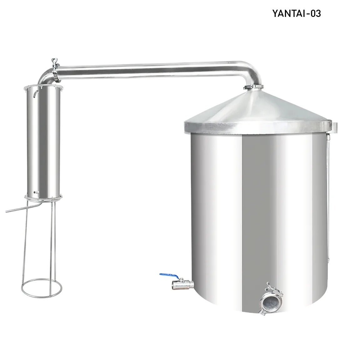 16201 YANTAI-03 หม้อต้ม หม้อกลั่น กลั่นสมุนไพร กลั่นน้ำมันหอมระเหย ,เหล้า,ไวน์ 150L