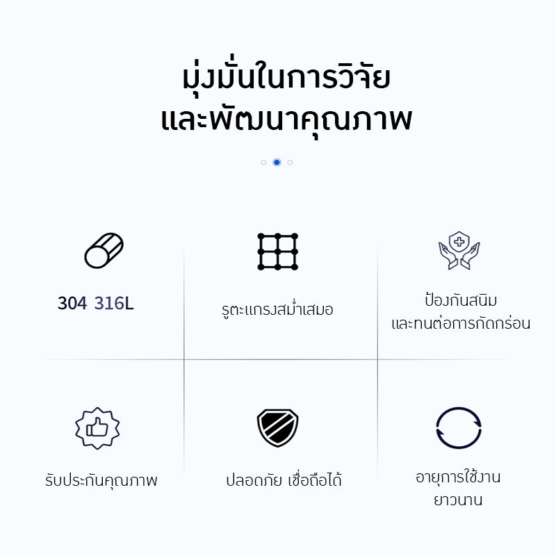 ตะแกรงร่อนวัตถุดิบ Raw Material Sieving Mesh 21041