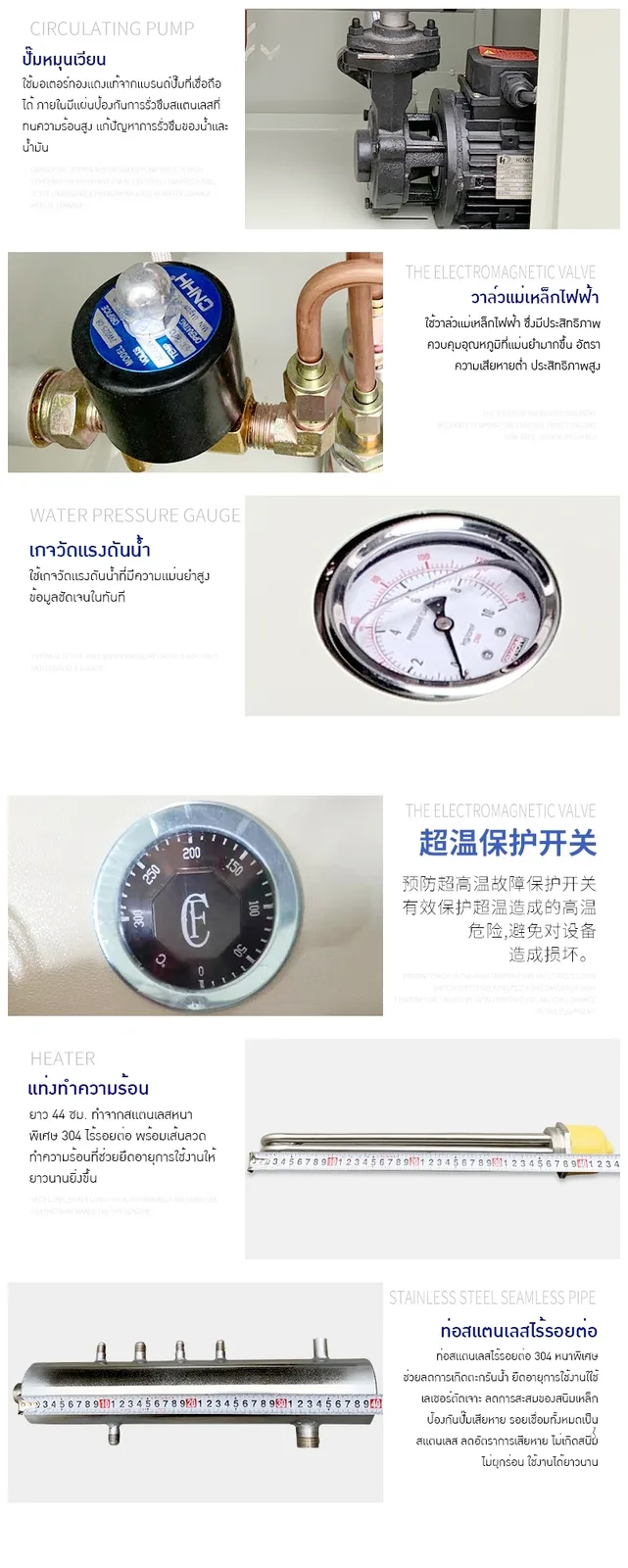 เครื่องควบคุมอุณหภูมิแบบน้ำมัน/น้ำ 6kw-9KW – เพิ่มประสิทธิภาพการผลิตของคุณอย่างมืออาชีพ!