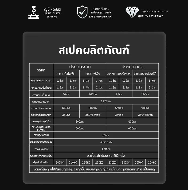 รถเข็นโฟคลิฟท์คุณภาพสูง PLP