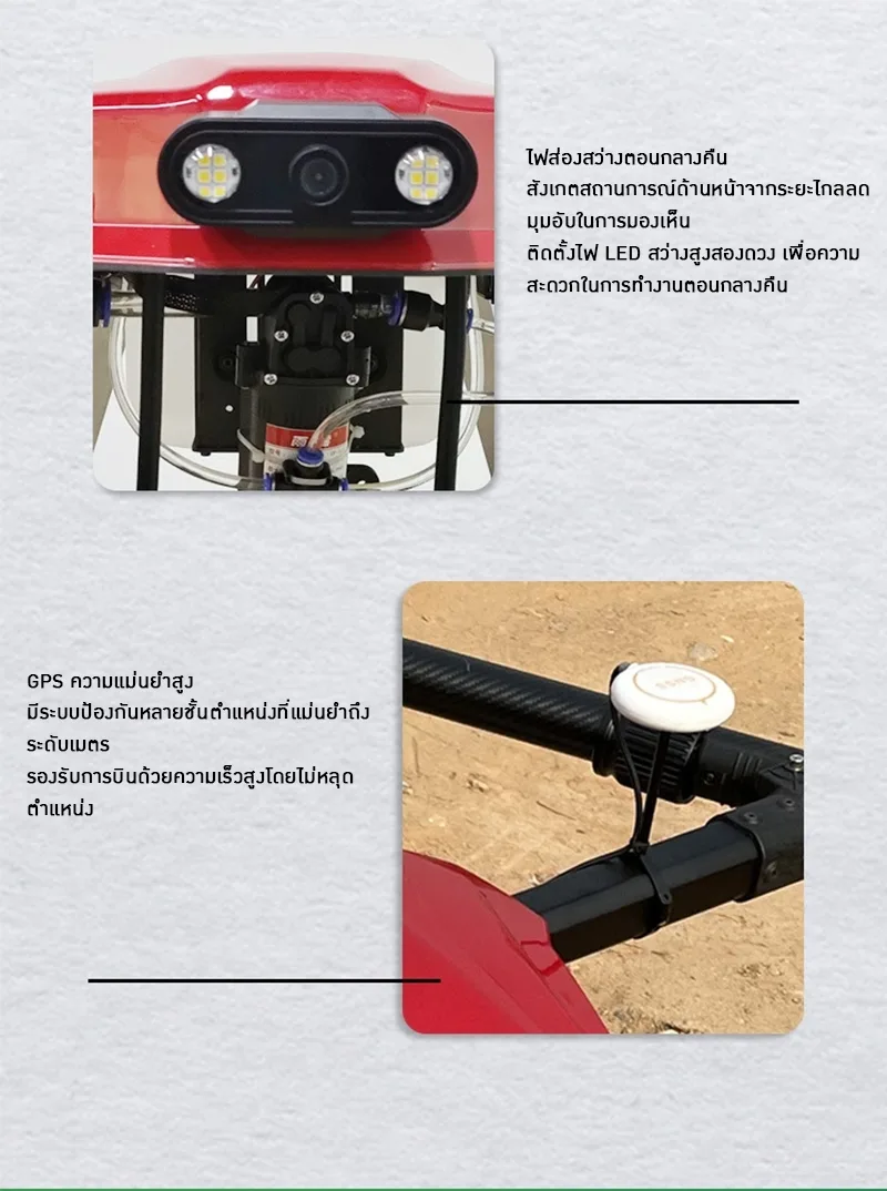 โดรนเกษตรปลูกพืชสำหรับทุกการใช้งานในไร่สวน