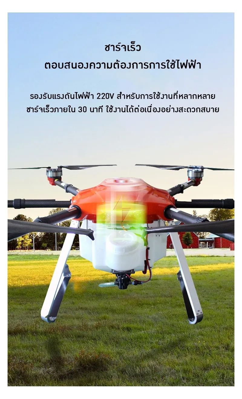 โดรนเกษตรปลูกพืชสำหรับทุกการใช้งานในไร่สวน