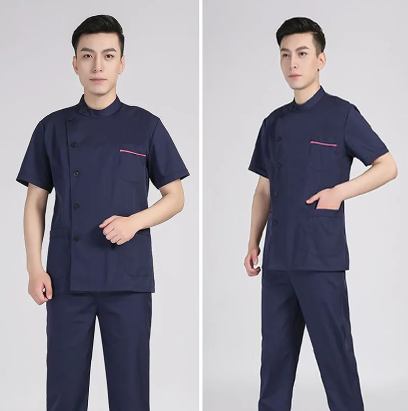 ชุดพยาบาลแขนยาวและแขนสั้น พร้อมกางเกง OLM-3