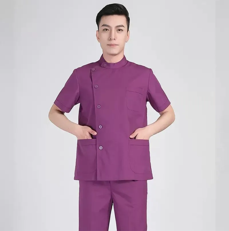 ชุดพยาบาลแขนยาวและแขนสั้น พร้อมกางเกง OLM-3