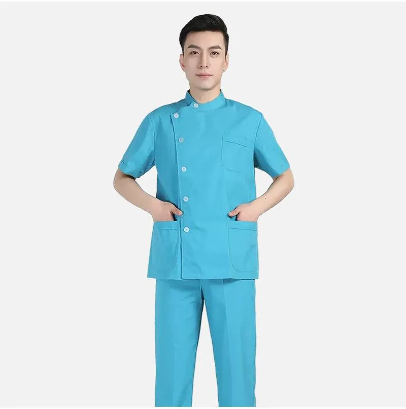 ชุดพยาบาลแขนยาวและแขนสั้น พร้อมกางเกง OLM-3