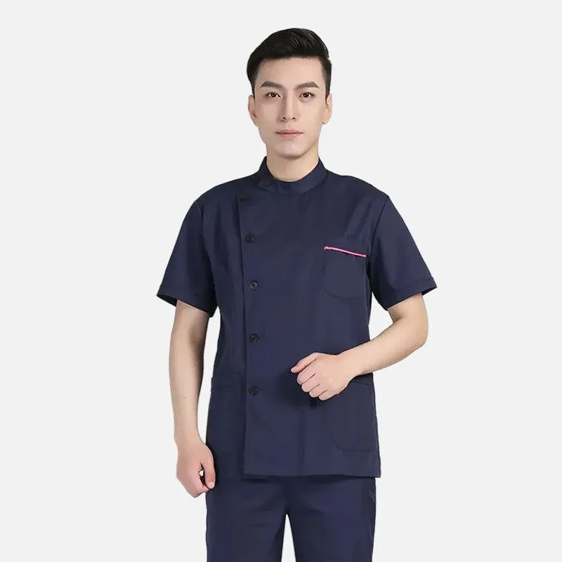 ชุดพยาบาลแขนยาวและแขนสั้น พร้อมกางเกง OLM-3
