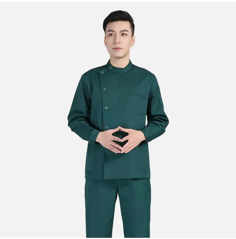ชุดพยาบาลแขนยาวและแขนสั้น พร้อมกางเกง OLM-3