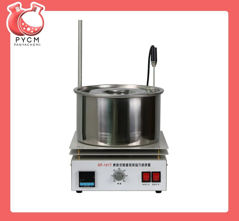 เครื่องกวนสารแบบแม่เหล็ก DF-101T พร้อมระบบทำความร้อน
