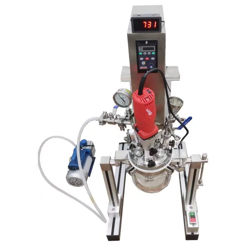 เครื่องปฏิกรณ์อิมัลชันสุญญากาศขนาดเล็กสำหรับห้องปฏิบัติการ (Lab Scale Vacuum Emulsifier Reactor)