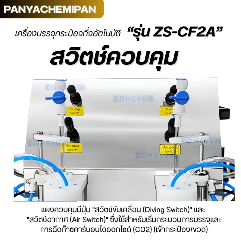 24444 ZS-CF2A เครื่องบรรจุเครื่องดื่ม