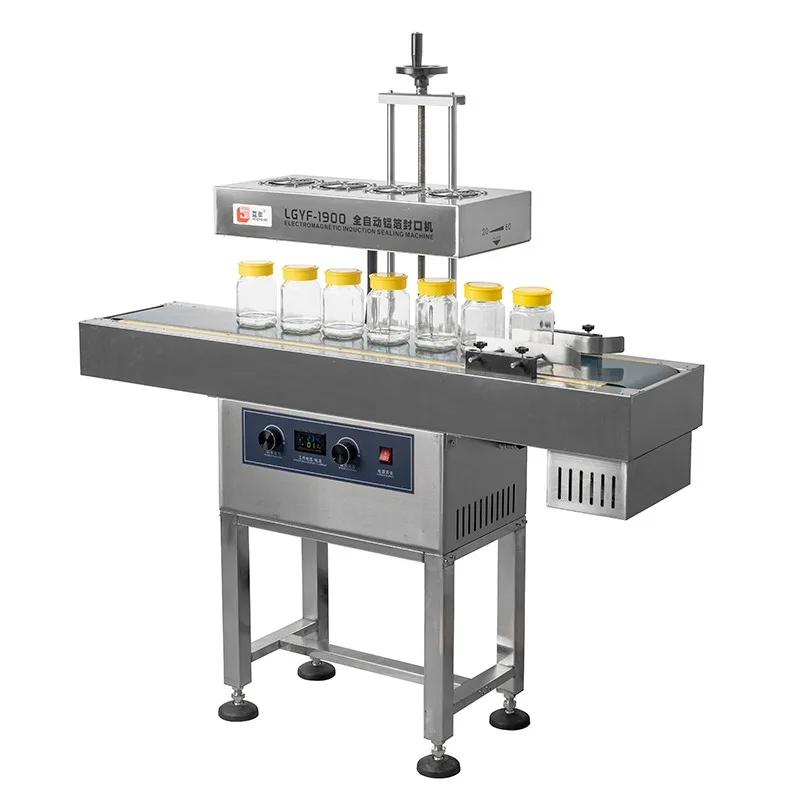 เครื่องซีลฝาฟอยล์ระบบเหนี่ยวนำอัตโนมัติ" (รุ่น LGYF-1900)