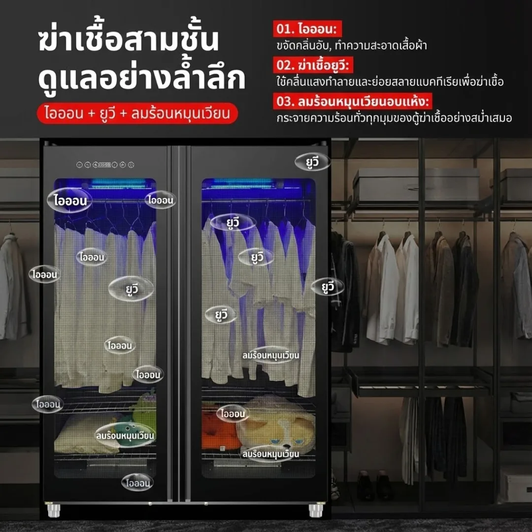ตู้ดูแลเสื้อผ้า Smart Clothing Care System