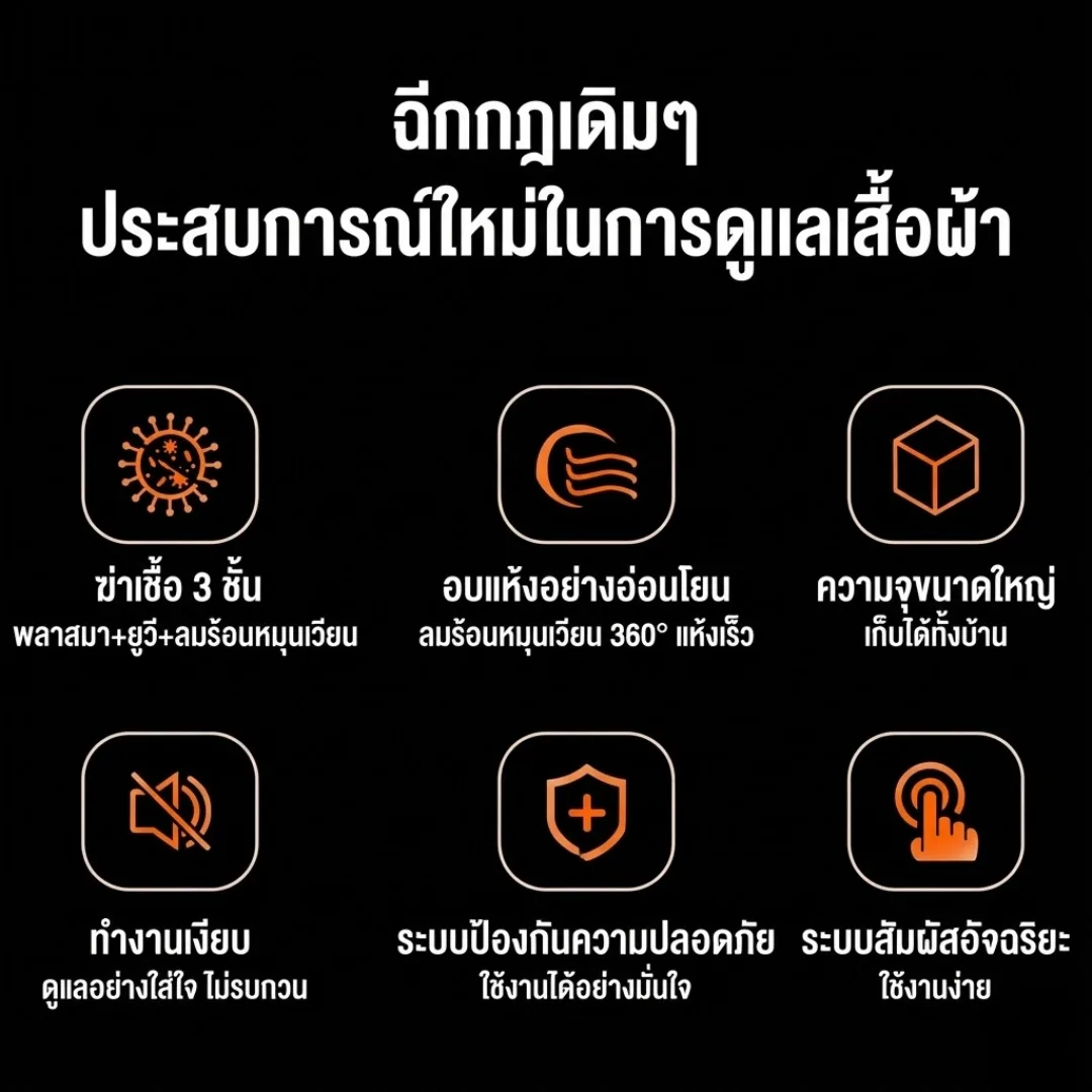 ตู้ดูแลเสื้อผ้า Smart Clothing Care System