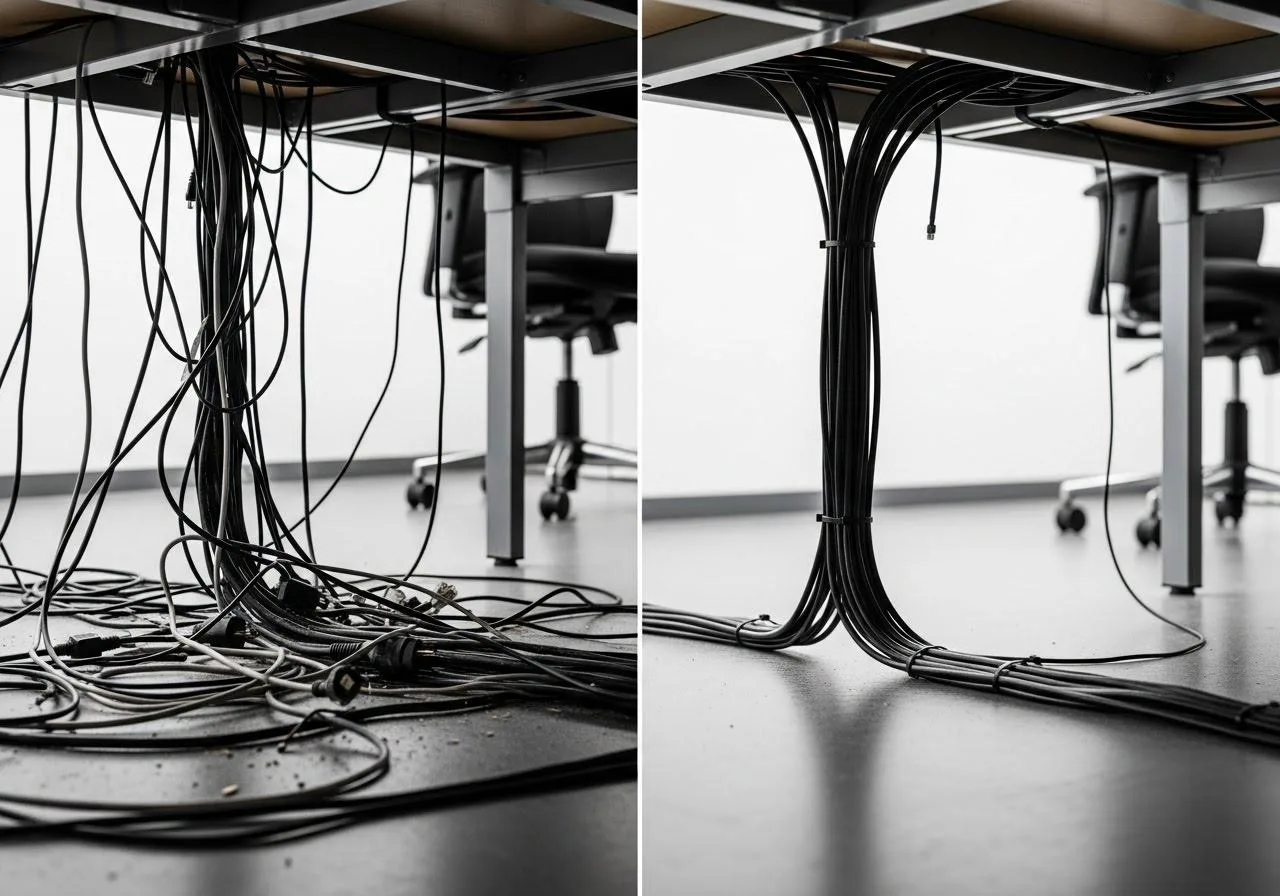 เคเบิ้ลไทร์ (Cable Tie) หรือ หนวดกุ้งดำ ถุงละ 100 ชิ้น