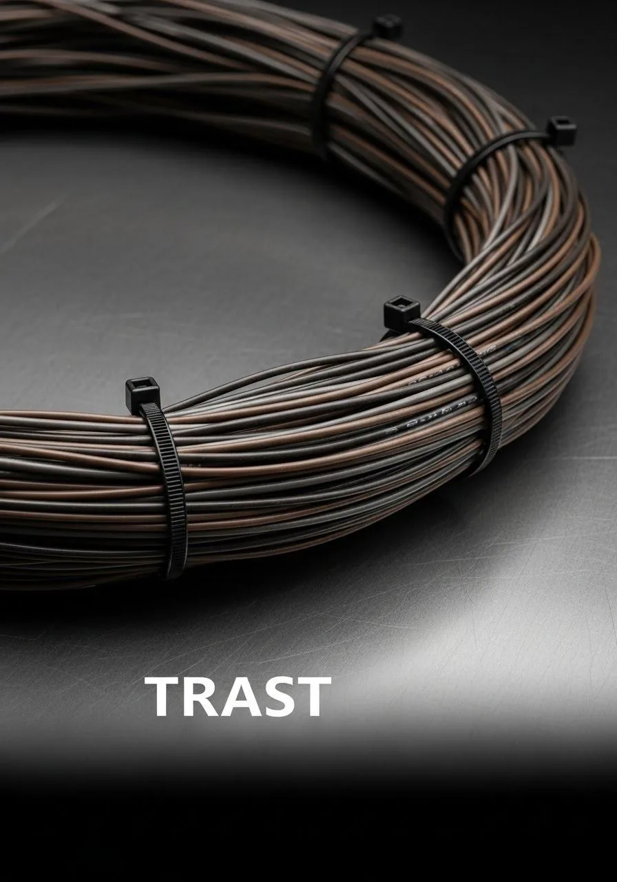 เคเบิ้ลไทร์ (Cable Tie) หรือ หนวดกุ้งดำ ถุงละ 100 ชิ้น