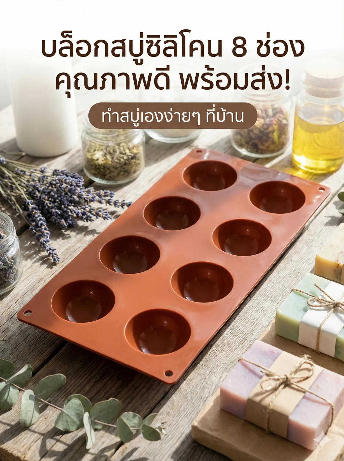 24615 บล็อกสบู่ XN-006 (8 ช่อง)