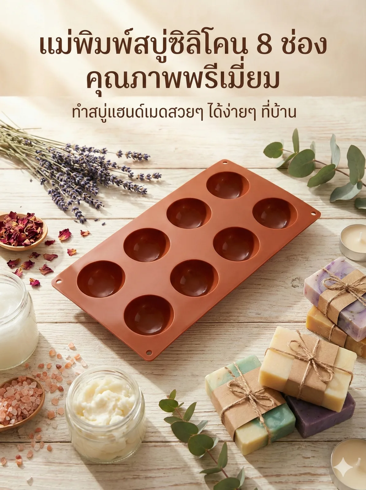 24615 บล็อกสบู่ XN-006 (8 ช่อง)