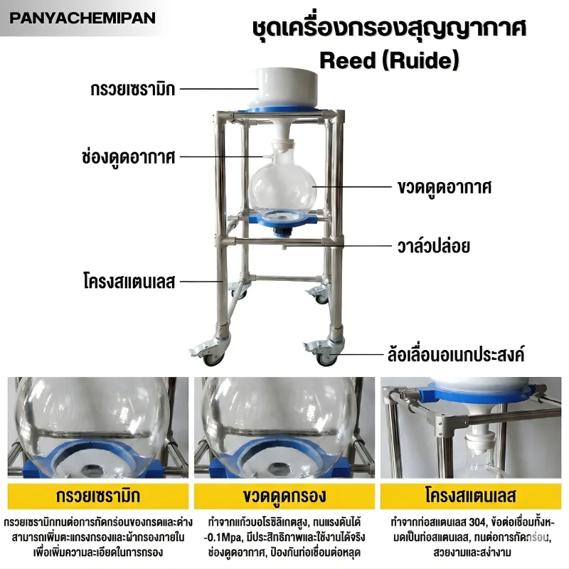 ชุดเครื่องกรองสูญญากาศ Reed (Ruide)