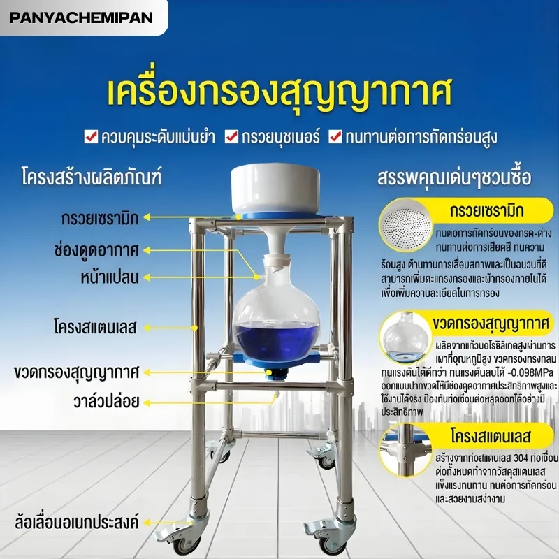 ชุดเครื่องกรองสูญญากาศ Reed (Ruide)