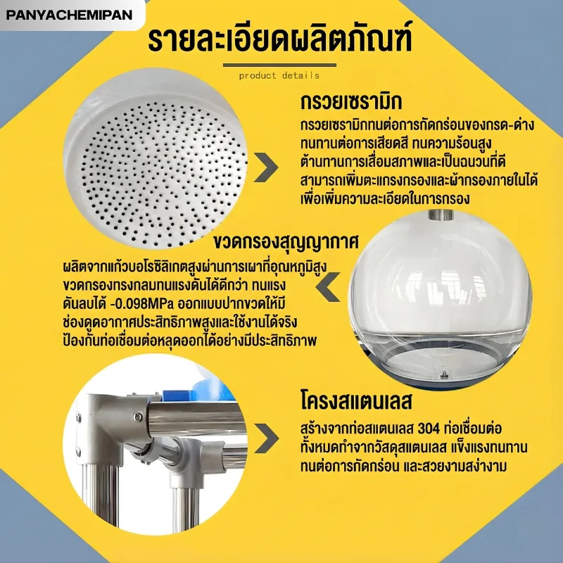 ชุดเครื่องกรองสูญญากาศ Reed (Ruide)