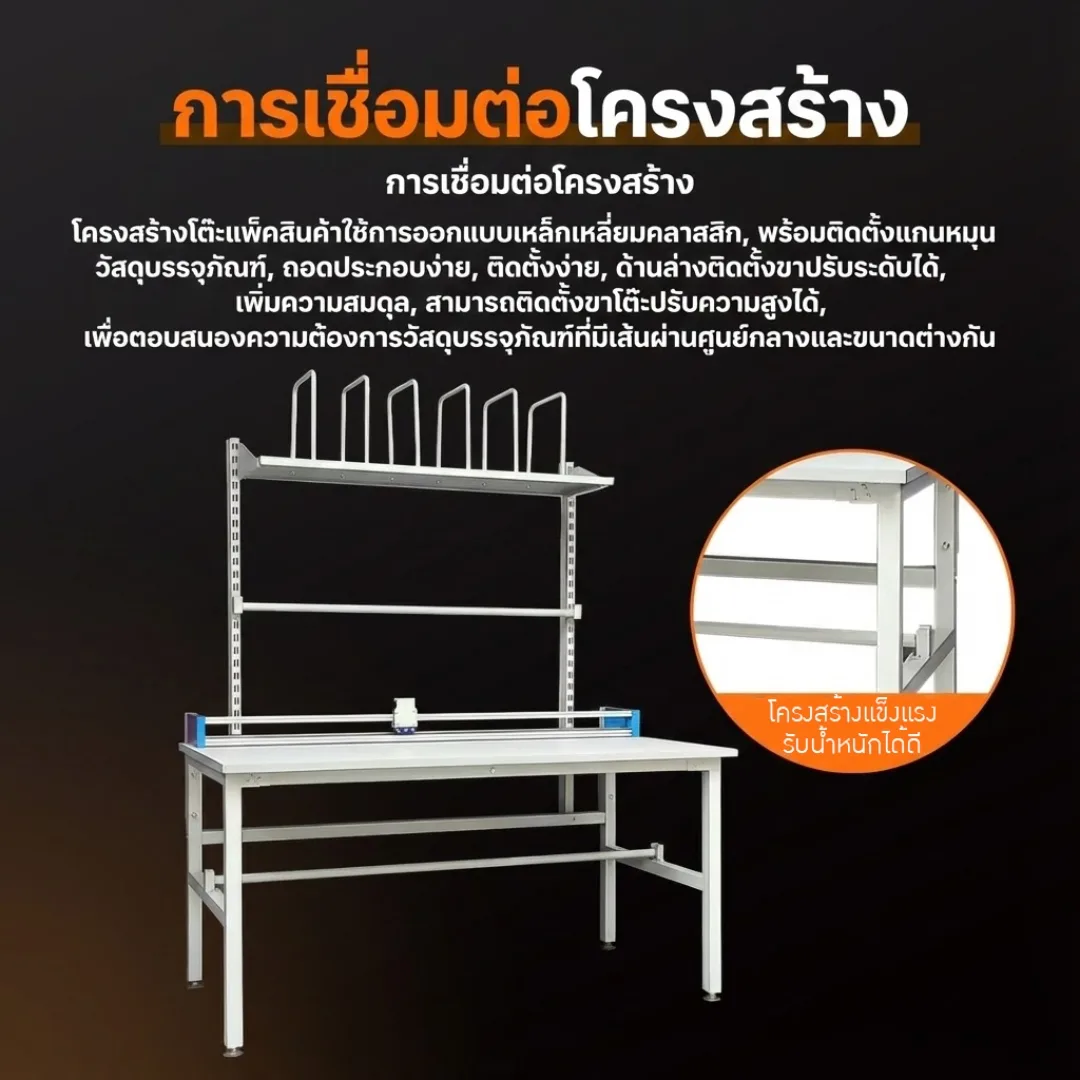 โต๊ะแพ็คสินค้าอเนกประสงค์ (Packing Station)