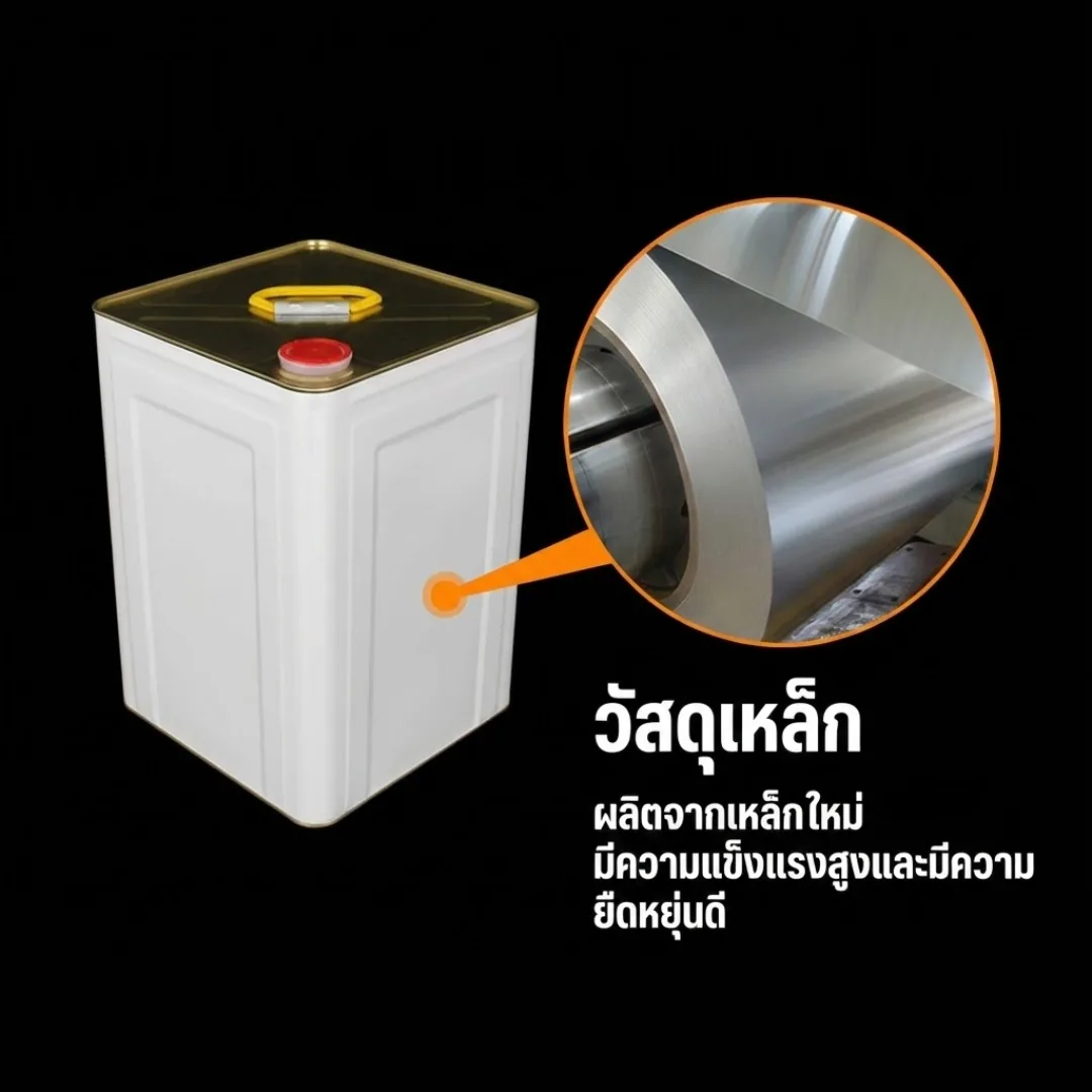 ถังปี๊บเหล็กคุณภาพสูง