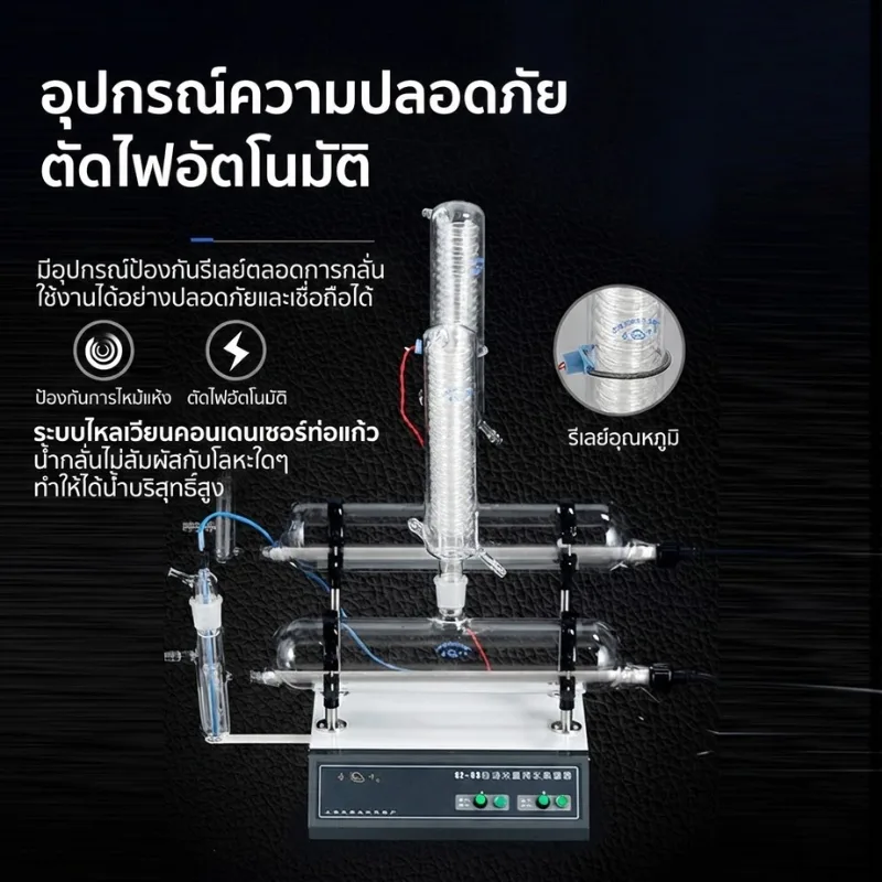 เครื่องกลั่นน้ำบริสุทธิ์อัตโนมัติ SZ Series (Double/Triple Distilled Water)