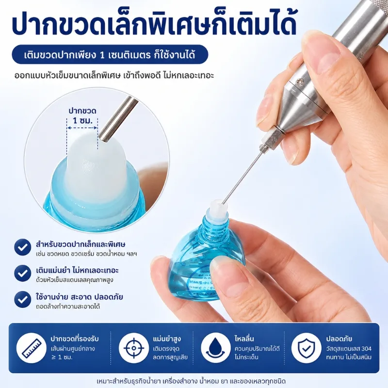 เครื่องบรรจุของเหลวแบบหลอดเล็ก ระบบปั๊มเพอริสแตลติก (Peristaltic Pump)