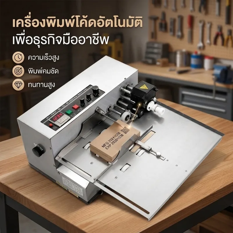 25419 เครื่องพิมพ์รหัสโค้ดอัตโนมัติ MY-380F