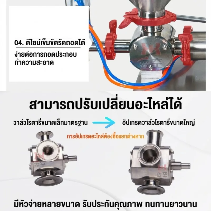 25128 เครื่องบรรจุของหนืดระบบแรงดัน รุ่น G1WTD-1000P