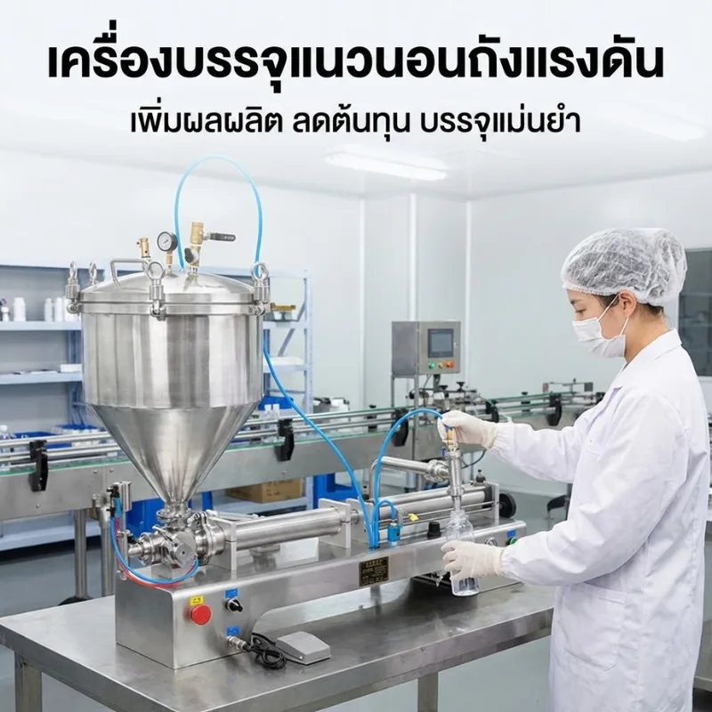 25128 เครื่องบรรจุของหนืดระบบแรงดัน รุ่น G1WTD-1000P