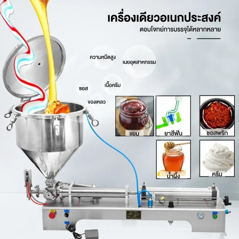 25128 เครื่องบรรจุของหนืดระบบแรงดัน รุ่น G1WTD-1000P