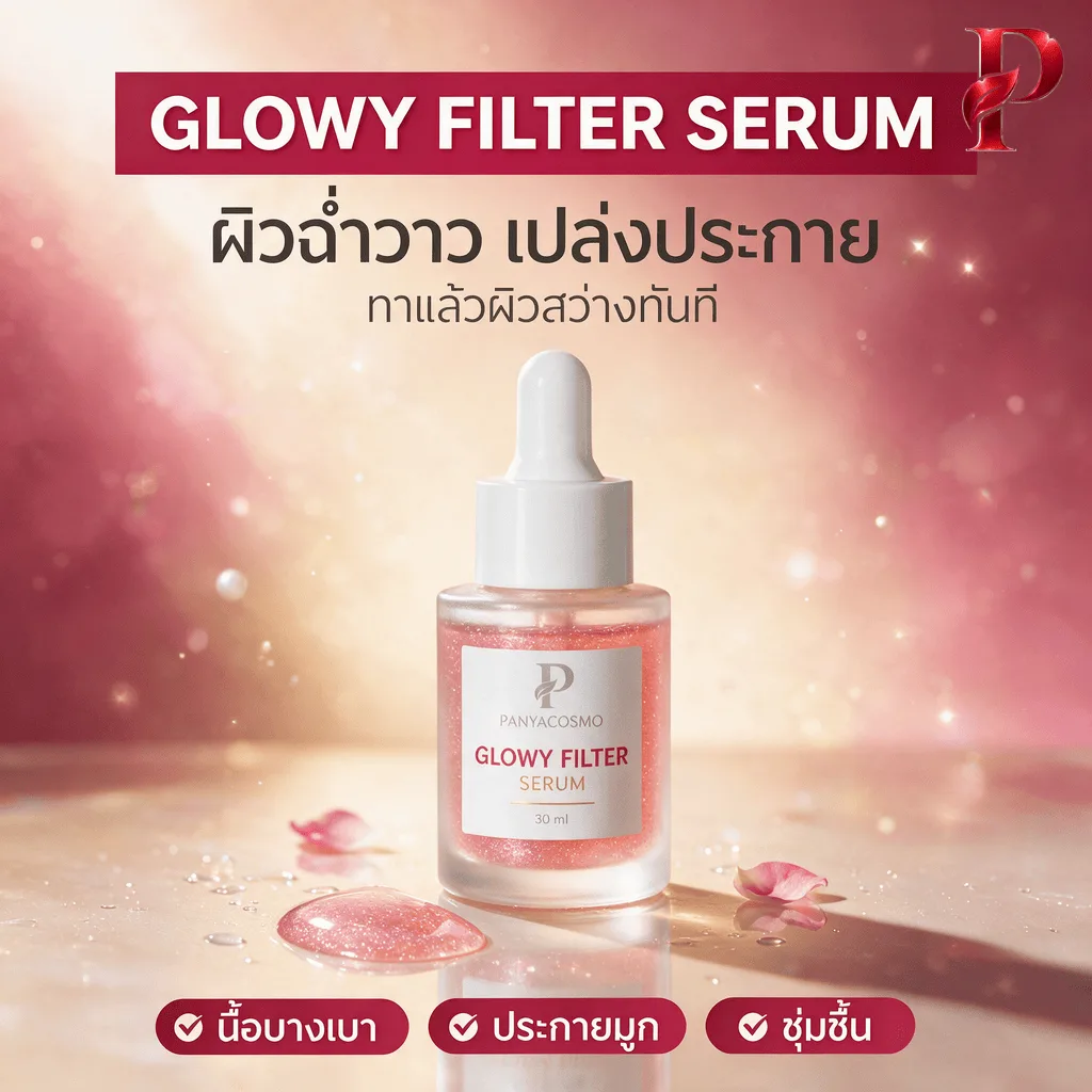 32893 ปัญญาคอสโม โกลว์วี่ ฟิลเตอร์ เซรั่ม (Pcosmo-765)
