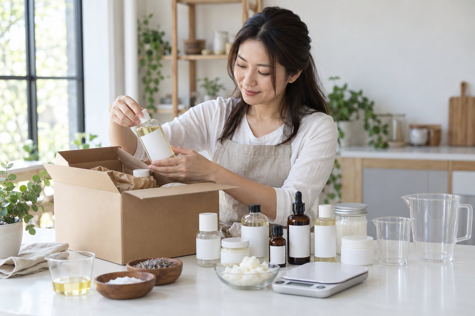 แกะกล่องชุดทำเคมี DIY วัตถุดิบครบตามสูตร พร้อมอุปกรณ์ชั่งตวง