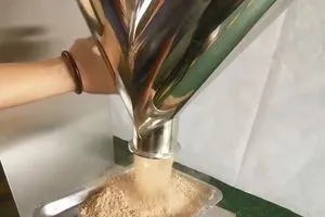 ขั้นที่ 7 ปล่อยผงออก